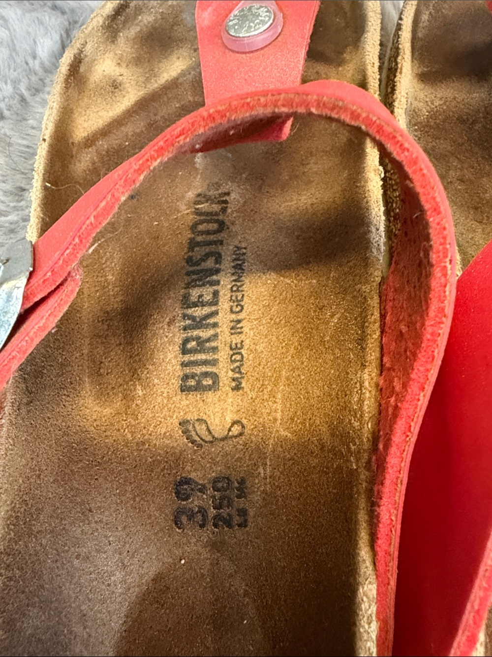 Birkenstock Red Thong Sandals - Picture 6 of 6